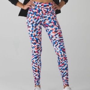 lululemon retro print wonder under